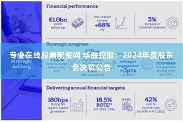 专业在线股票配资网 华联控股：2024年度股东会决议公告